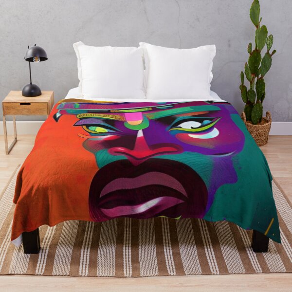 Item preview, African Samurai Warrior Expressive designed and sold by mghtymvrk2040.