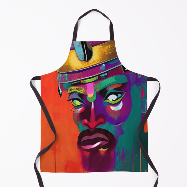 Item preview, African Samurai Warrior Expressive designed and sold by mghtymvrk2040.