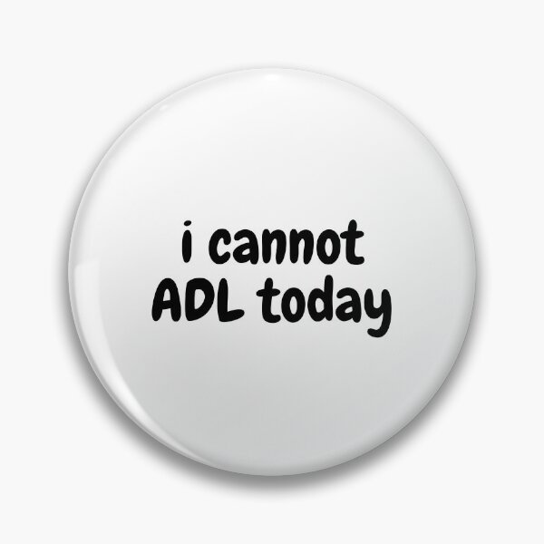 Item preview, I Cannot ADL Today Sticker designed and sold by Baduco.