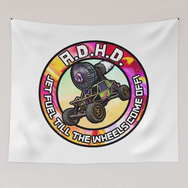 Item preview, ADHD: Jet Engine Strapped to an ATV designed and sold by FreyStrandDraws.