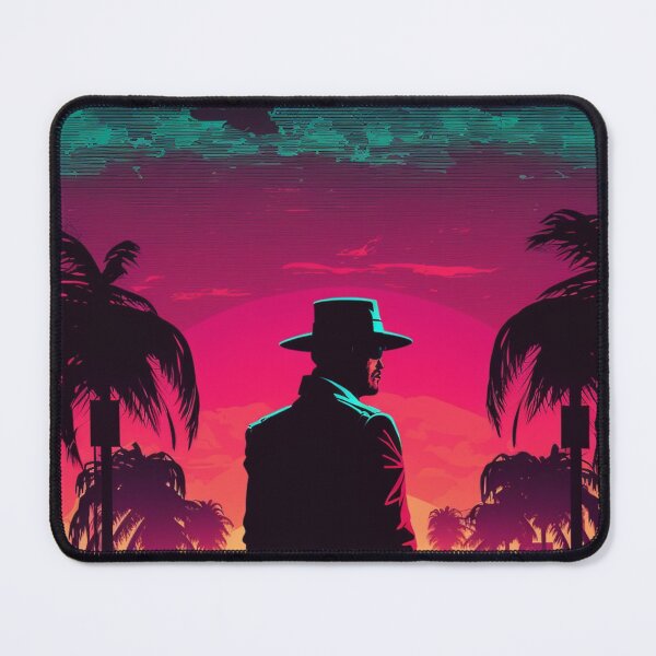 Item preview, Synthwave Miami detective (retro wave) designed and sold by RESToRAPTOR.