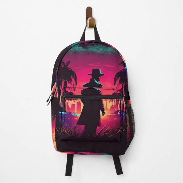 Item preview, Synthwave Miami detective (retro wave) designed and sold by RESToRAPTOR.