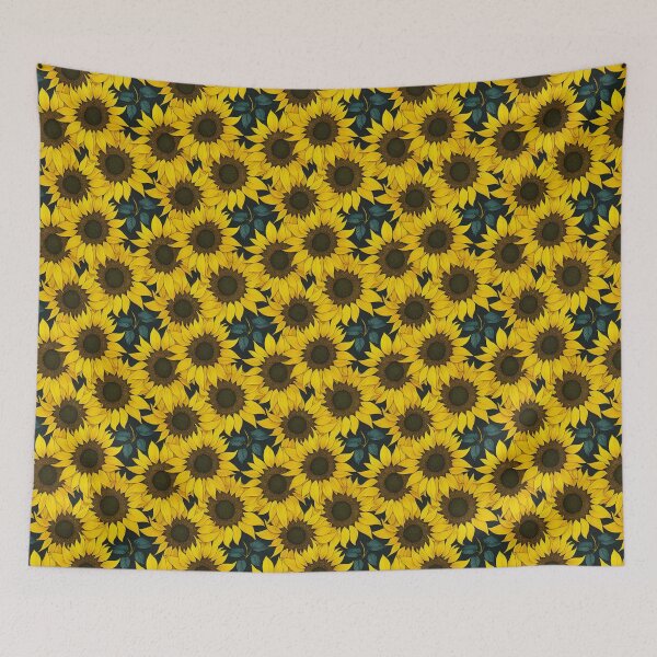 Item preview, Summer Sunflower Floral Pattern designed and sold by PokeyPinePrints.