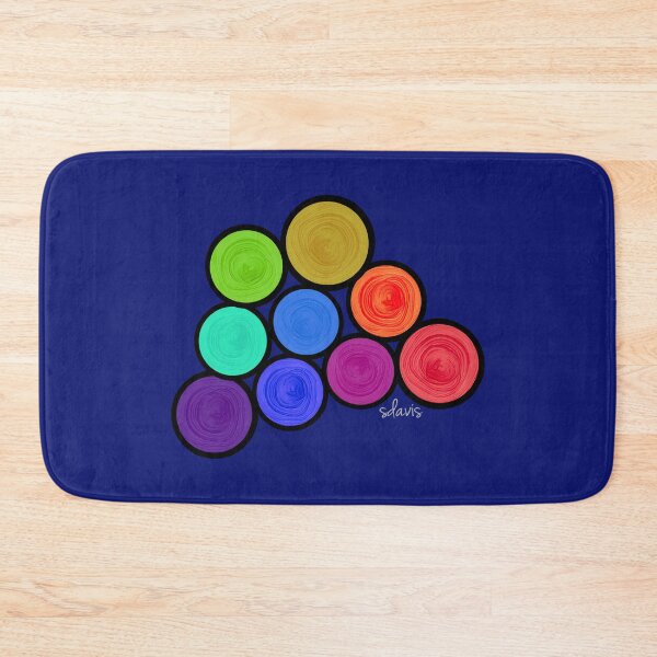 Item preview, Abstract Circles Multicolors 31723 designed and sold by mandalafractal.