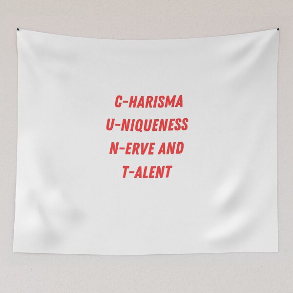 Item preview,  charisma, uniqueness, nerve, and talent, classic t-shirt designed and sold by elatyaouishop.