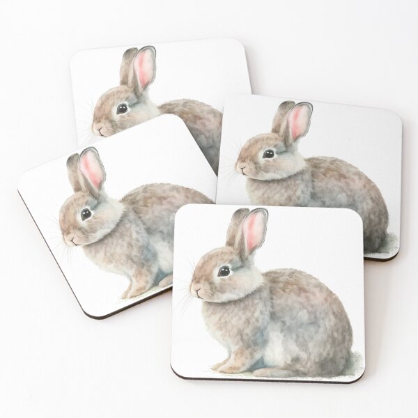 Item preview, Watercolor Easter Bunny designed and sold by ImaginePrintsHQ.