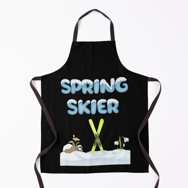 Item preview, Ski in spring snowdrop spring ski vacation spring flowers in snow ski fanatic designed and sold by Artstastic.