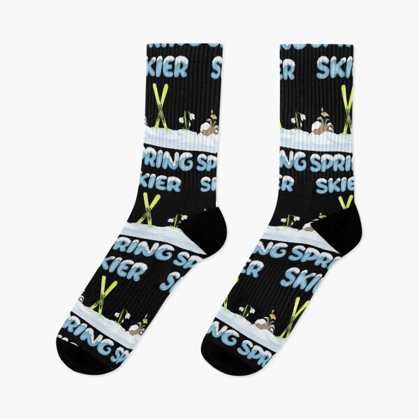 Item preview, Ski in spring snowdrop spring ski vacation spring flowers in snow ski fanatic designed and sold by Artstastic.