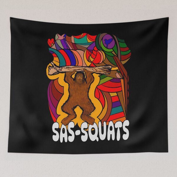 Item preview, Bigfoots Favorite Workout  Abstract Art designed and sold by FileStyle.