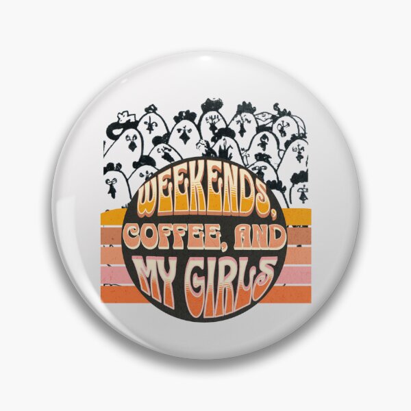 Item preview, Fun Weekends Coffee and My Girls Chicken Tee for Woman Gift T Shirt designed and sold by Bright-Marque.
