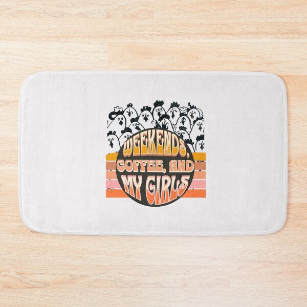Item preview, Fun Weekends Coffee and My Girls Chicken Tee for Woman Gift T Shirt designed and sold by Bright-Marque.