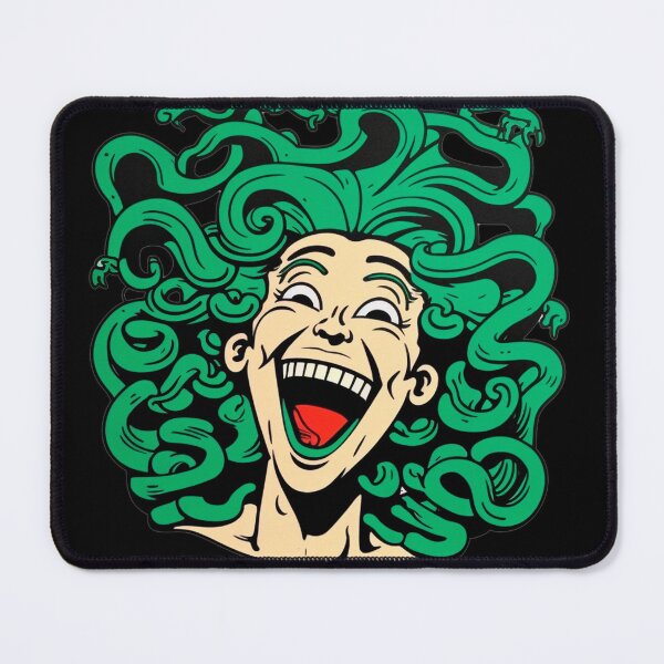 Item preview, T-shirt Medusa laughing cartoon designed and sold by DanniJordan.