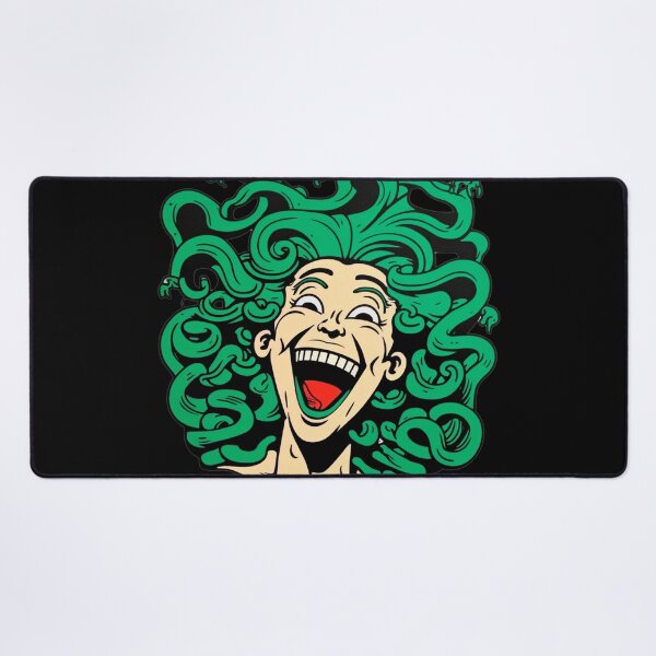 Item preview, T-shirt Medusa laughing cartoon designed and sold by DanniJordan.