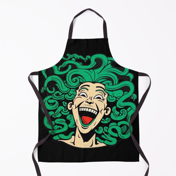 Item preview, T-shirt Medusa laughing cartoon designed and sold by DanniJordan.