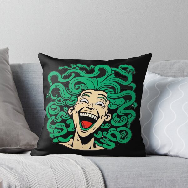 Artikelvorschau, T-Shirt Medusa lachender Cartoon entworfen und verkauft von DanniJordan.