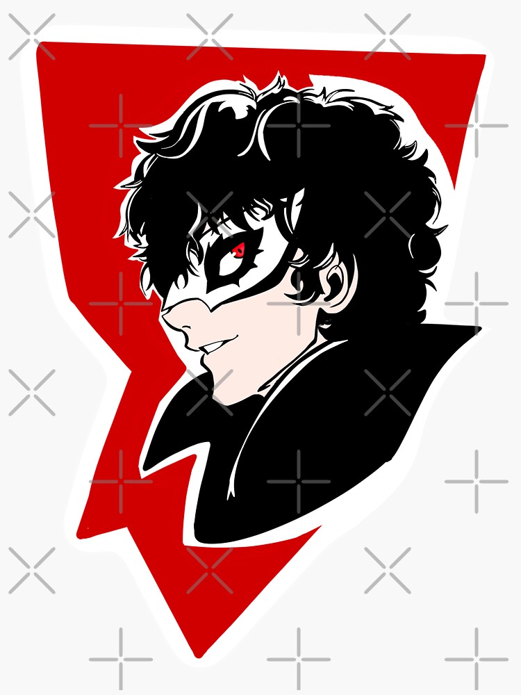 JOKER PERSONA 5' Poster, picture, metal print, paint by black kizz