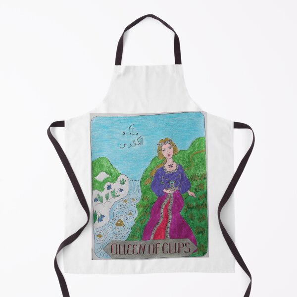 Item preview, Queen of Cups with Arabic and Hebrew Inscriptions designed and sold by DeenaAndNatasha.