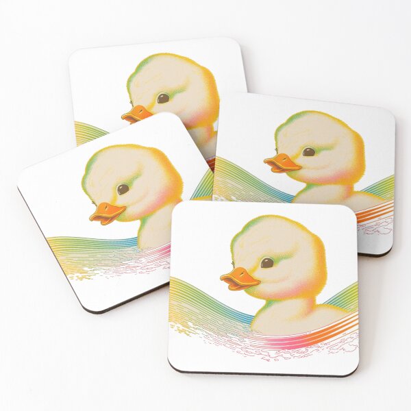Item preview, Retro vintage Duck in rainbow designed and sold by ImaginePrintsHQ.