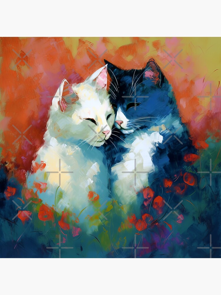 SALE. /PAIR of factory watercolors of cat and dog