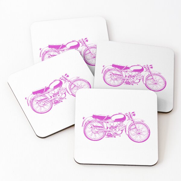 Item preview, Vintage motorcycle art designed and sold by pinkyfish1010.