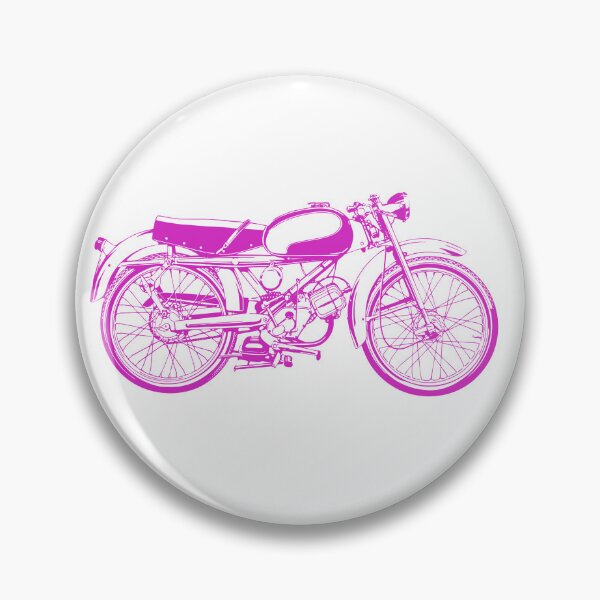 Item preview, Vintage motorcycle art designed and sold by pinkyfish1010.