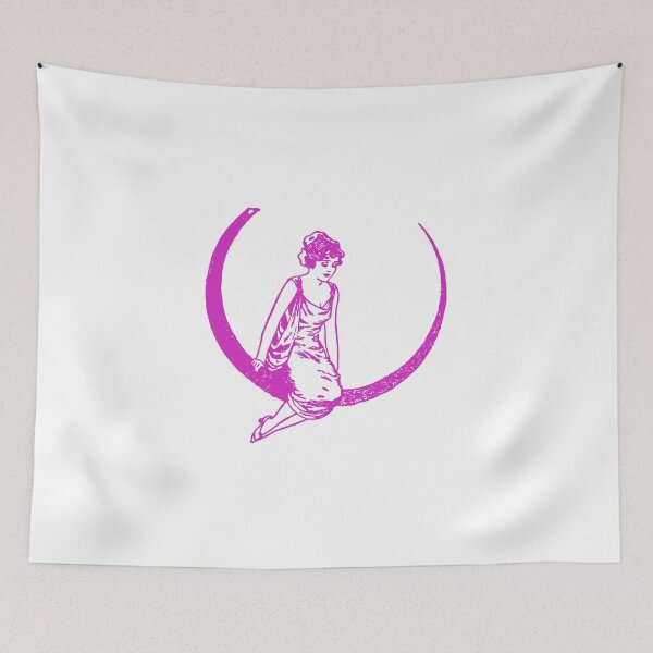 Item preview, Pink moon lady designed and sold by pinkyfish1010.