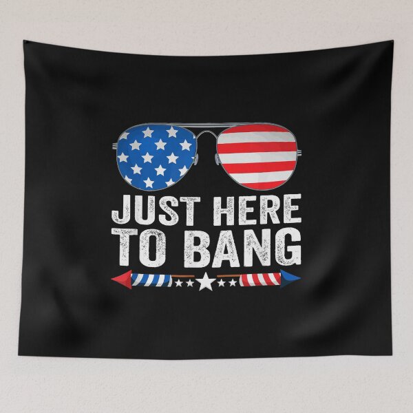 Item preview, Just Here To Bang designed and sold by Froyd Wess.