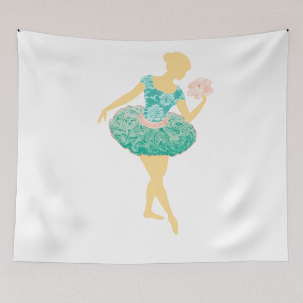 Item preview, ballerina figure, watercolor illustration Sticker designed and sold by elatyaouishop.
