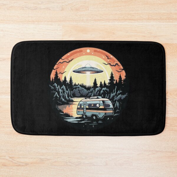 Item preview, Embrace the Wonder: Pop Art UFO Over Campsite T-Shirt designed and sold by Element115Gear.