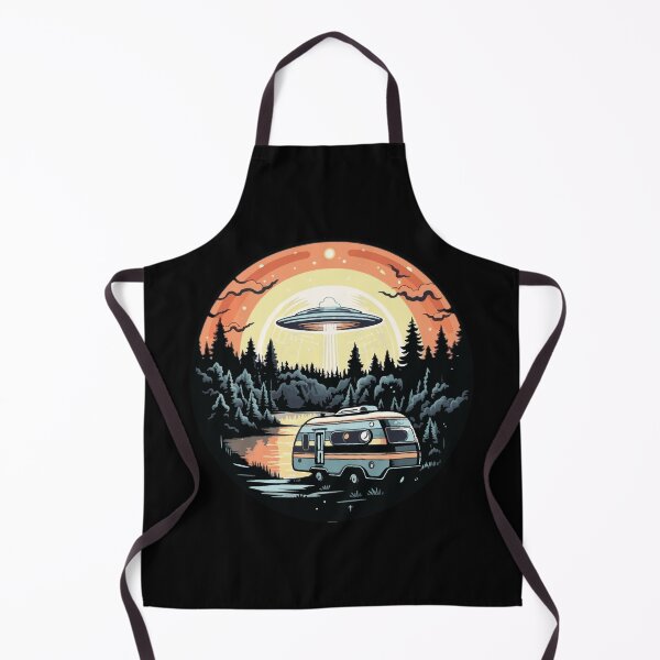 Item preview, Embrace the Wonder: Pop Art UFO Over Campsite T-Shirt designed and sold by Element115Gear.