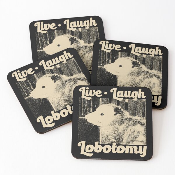 Item preview, Live Laugh Lobotomy Opossum designed and sold by kosaevguorgik.