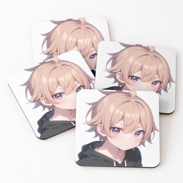 Item preview, A Cute Boy Sticker Very Kawaii Beautiful designed and sold by HikariAtelier.