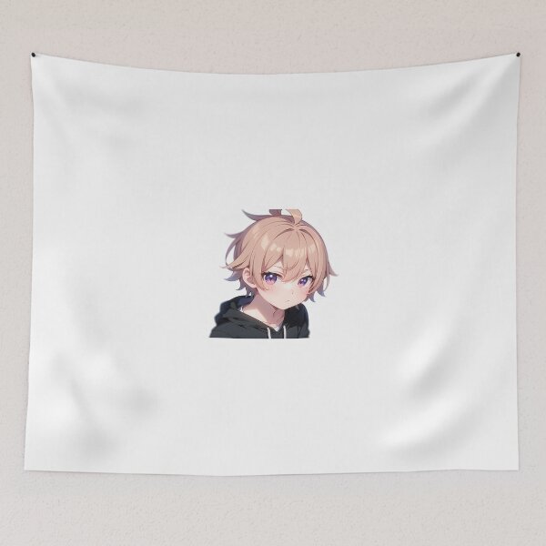 Item preview, A Cute Boy Sticker Very Kawaii Beautiful designed and sold by HikariAtelier.