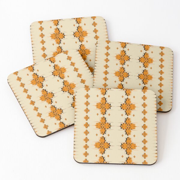 Item preview, Ikat orange tribal style  designed and sold by Muemai88.
