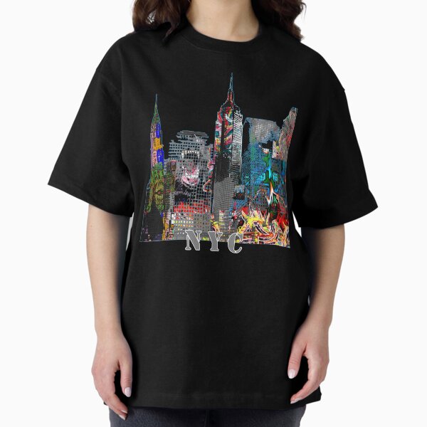 Item preview, New York City Graffiti Urban Skyline Art designed and sold by Phat Dog Designs .