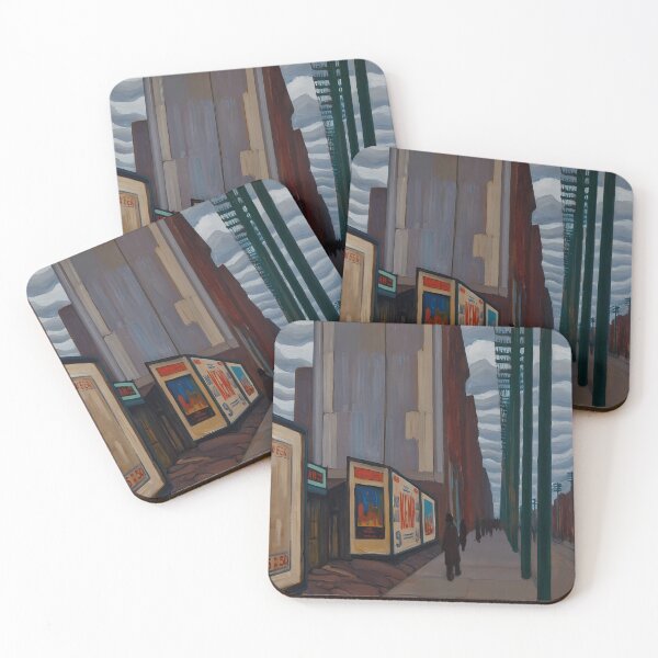 Item preview, Street Scene by Lawren Harris designed and sold by TheRedVineyard.