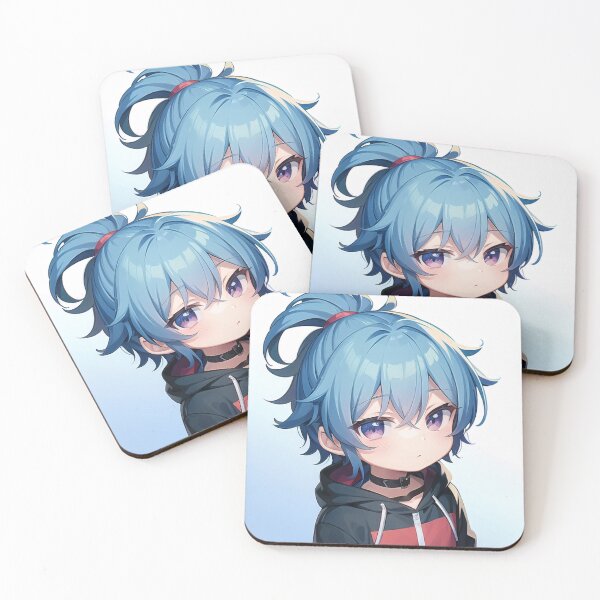 Item preview, A Cute Boy Sticker Very Kawaii Beautiful designed and sold by HikariAtelier.