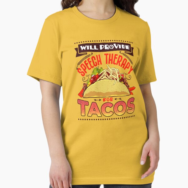 Item preview, will provide speech therapy for tacos designed and sold by Ric Gilar.