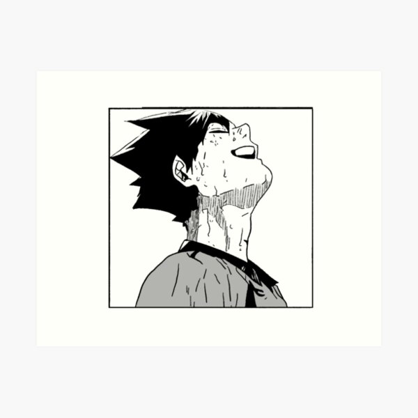 Kageyama and Sugawara Manga Panel Art Board Print for Sale by finches