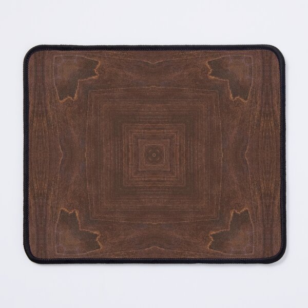 Item preview, Delightful Dark Wood Texture Kaleidoscope Pattern 1 designed and sold by Swabcraft.