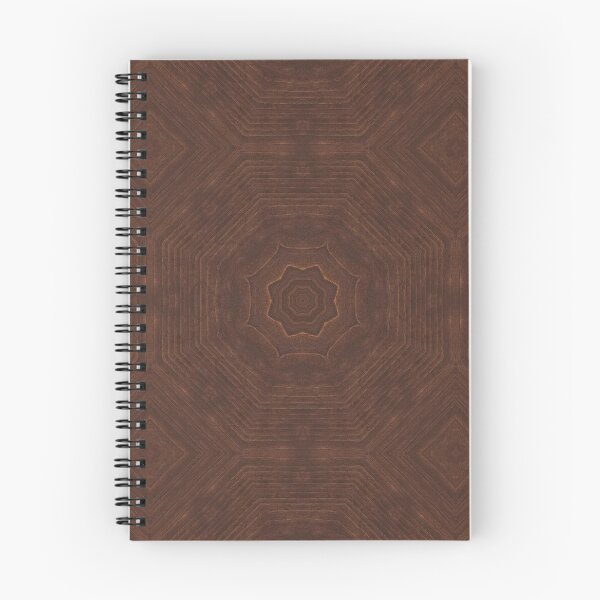 Item preview, Delightful Dark Wood Texture Kaleidoscope Pattern 4 designed and sold by Swabcraft.