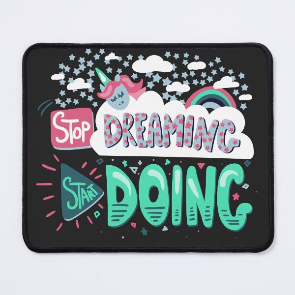 Item preview, Stop Dreaming Start Doing Inspirational Quote designed and sold by Best-Designers.