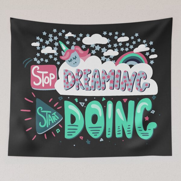 Item preview, Stop Dreaming Start Doing Inspirational Quote designed and sold by Best-Designers.
