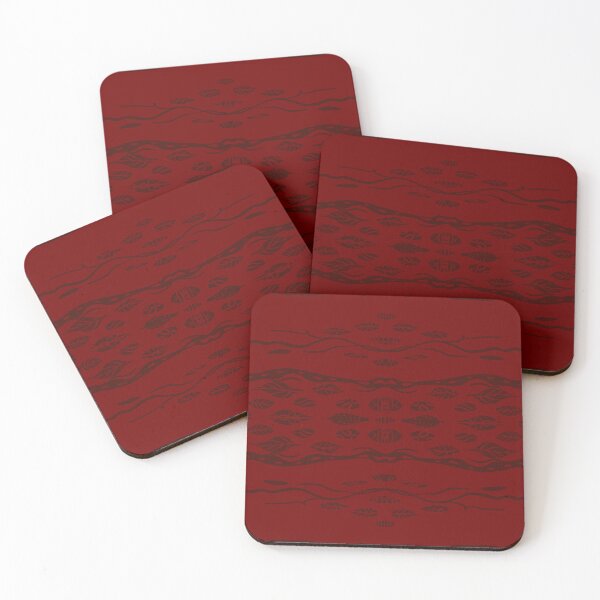 Item preview, Red Boho Retro Pattern designed and sold by Victoria Lehnard.
