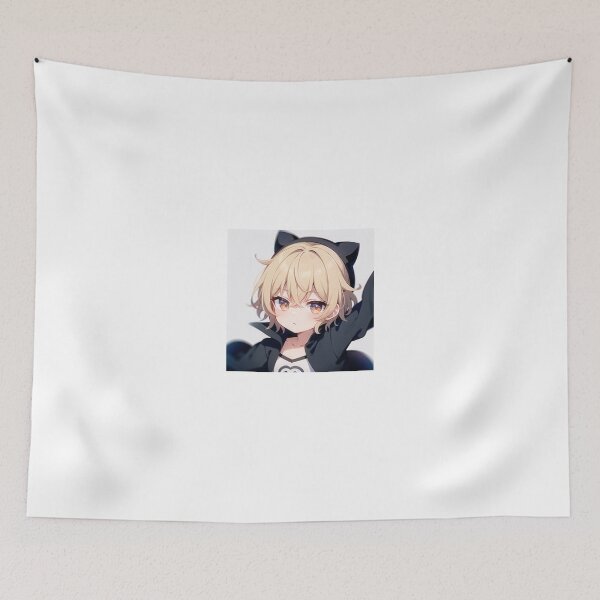 Item preview, A Cute Chibi Boy Sticker Very Kawaii Beautiful designed and sold by HikariAtelier.