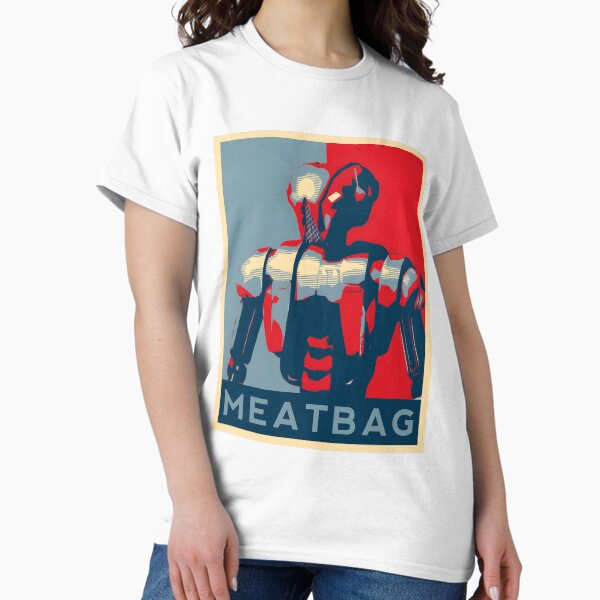 Item preview, HK-47 Meatbag Poster designed and sold by ElijahP323.