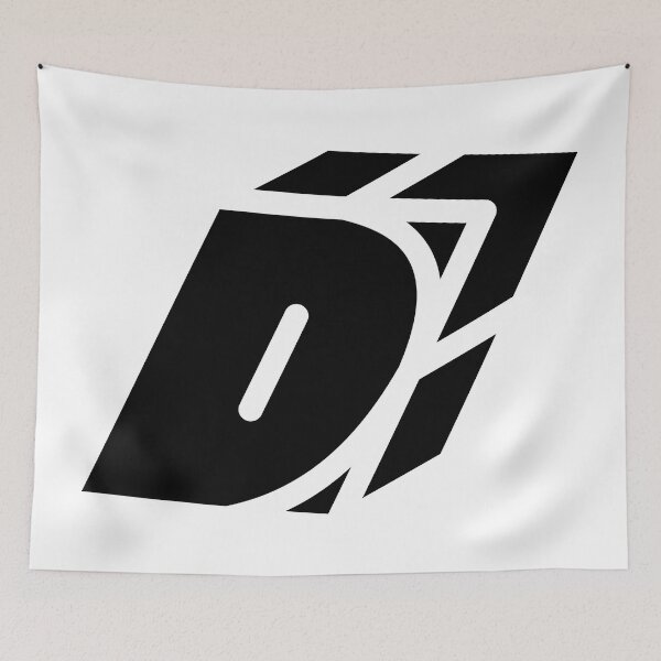Item preview, Abstract D letter designed and sold by Yusuf-Design.