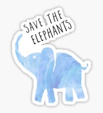 Save the Elephants Sticker