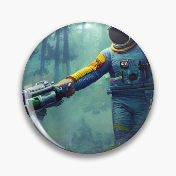 Item preview, Astronaut Armed and Exploring The Forest designed and sold by Space-Wear.