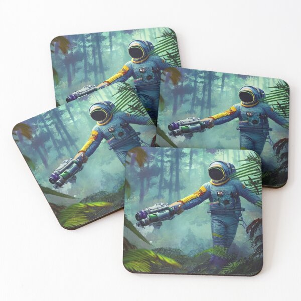 Item preview, Astronaut Armed and Exploring The Forest designed and sold by Space-Wear.